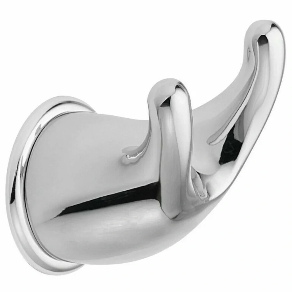 Moen Mason Chrome Double Towel/Robe Hook YB8003CH NWT